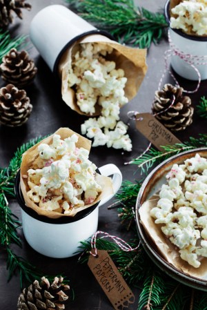 peppermint chocolate popcorn