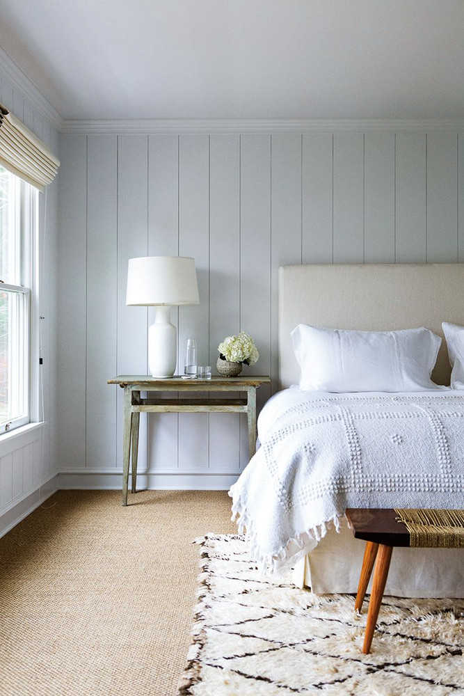 Jenni Kayne Brown and White Bedroom