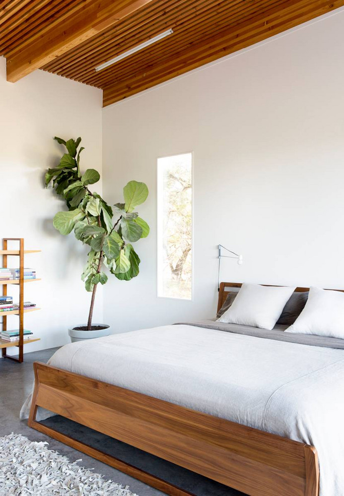 White and Wood Bedroom