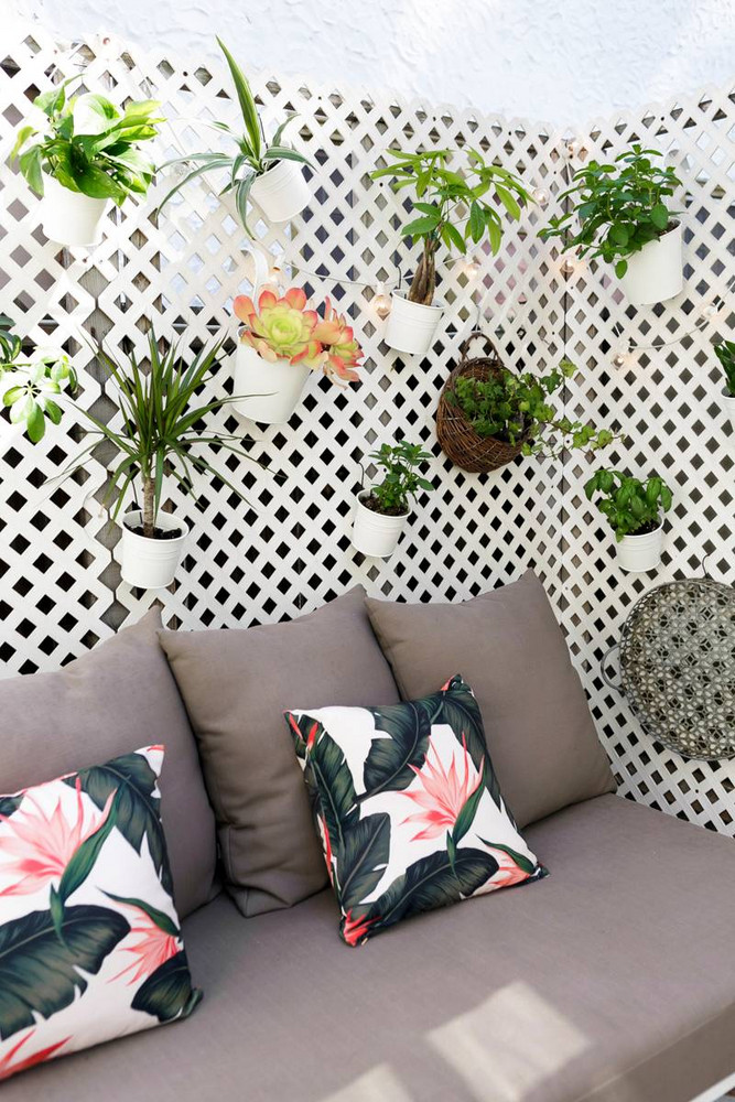 Whitney Leigh Morris' Tiny Wedding Brown and White Patio