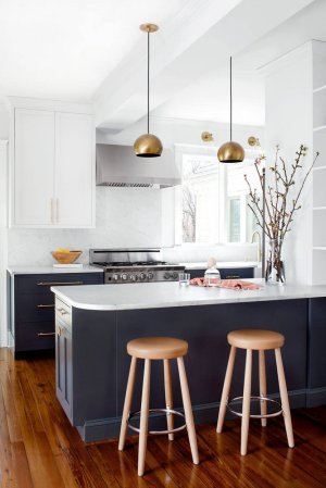 Black and White Kitchen