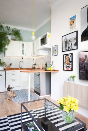 Blue and White Kitchen