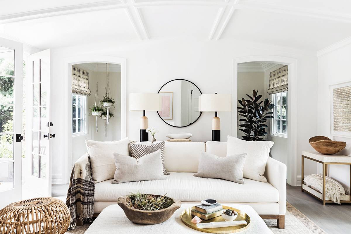 White Living room