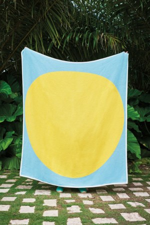 Green and Yellow Outdoor blanket