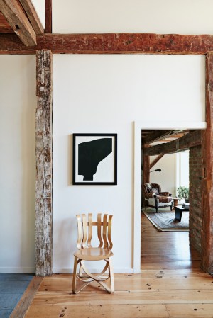 White and Wood Entryway