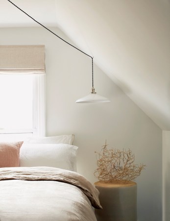 Taupe and White Bedroom