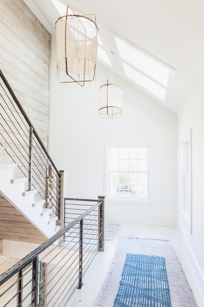 Blue and White Staircase