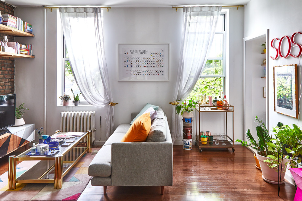 White Living room