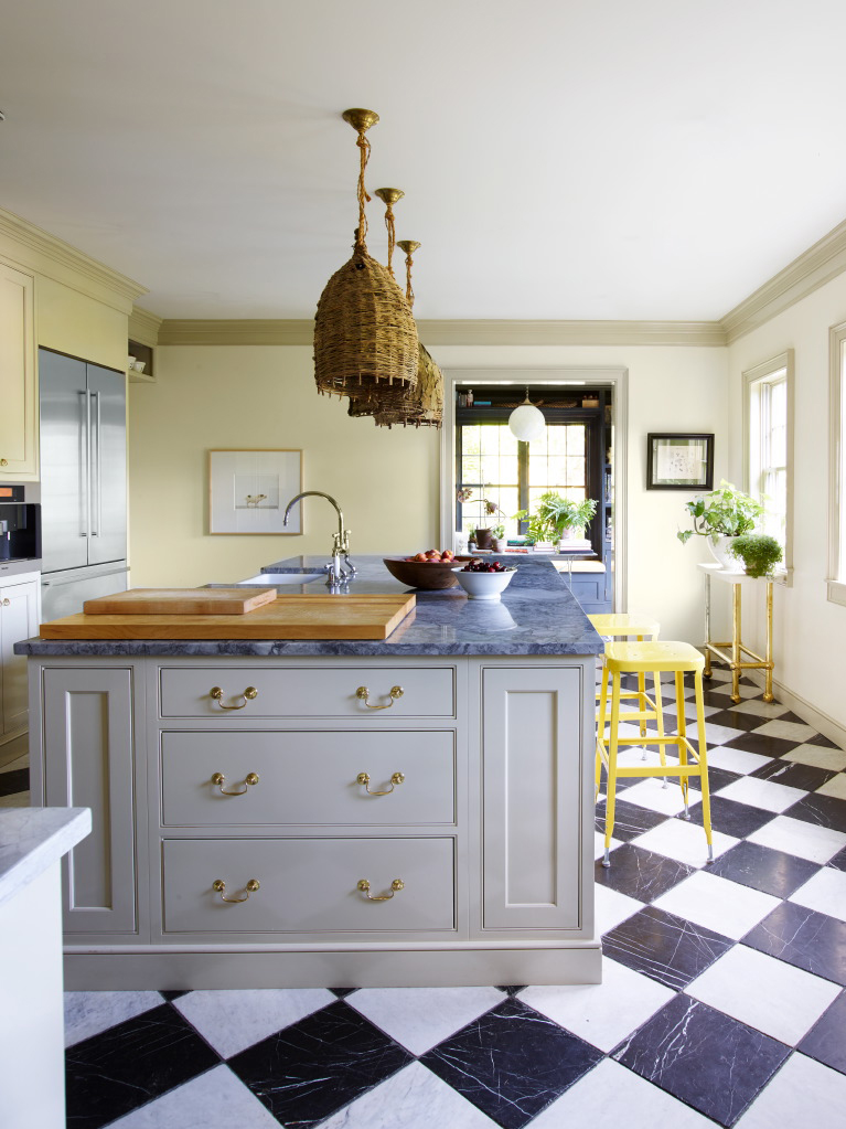 checkered kitchen floors