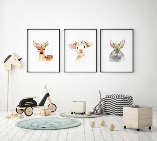 minimalist nursery decor