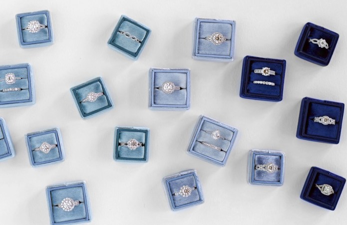 ombre wedding ring boxes