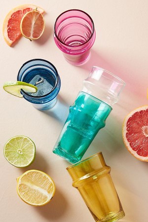 Rainbow-Colored Glassware for Your Boldest Summer Tabletop Yet