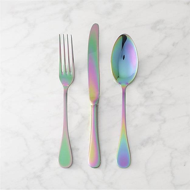 Best Iridescent Flatware CB2 Silverware