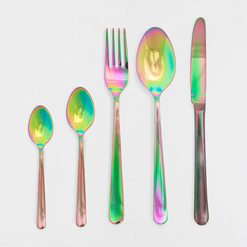 Best Iridescent Flatware Zara Set