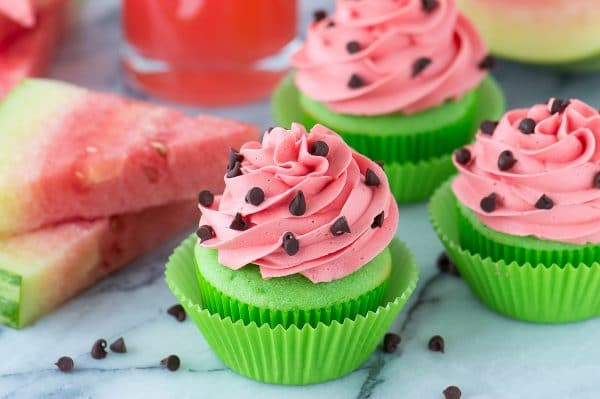 summer cupcake recipes watermelon