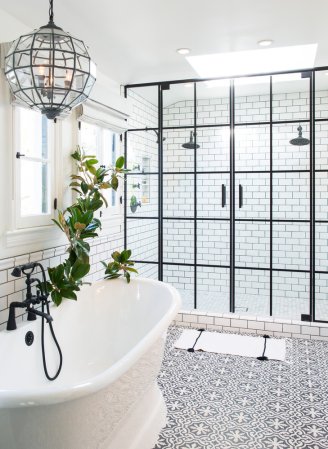 bathroom inspiration light and bright