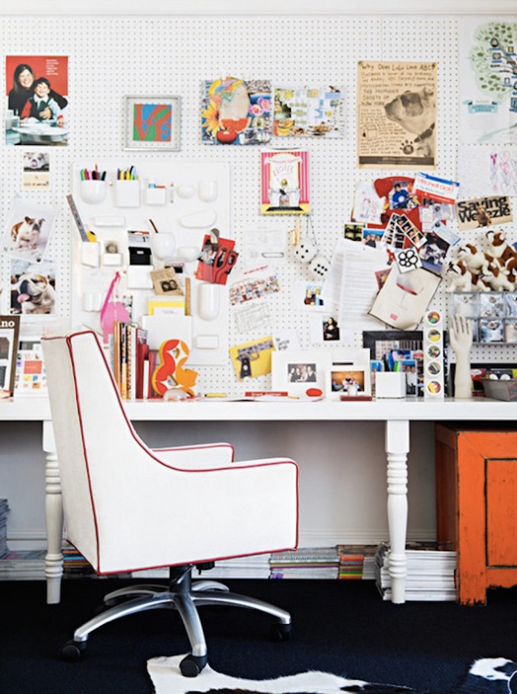 desk designs color with a clean white background