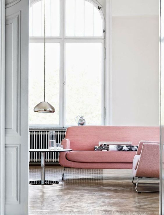 pink couch