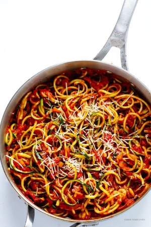 zoodles marinara