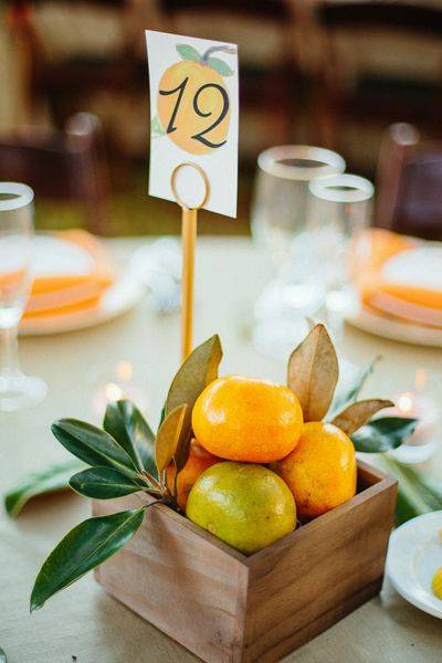 Easy Spring Centerpieces lemon box centerpiece