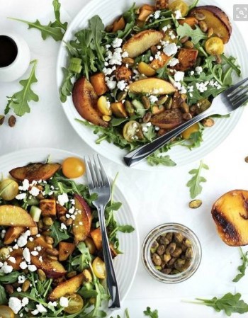 recipes with fruit grilled peaches with sweet potatoes