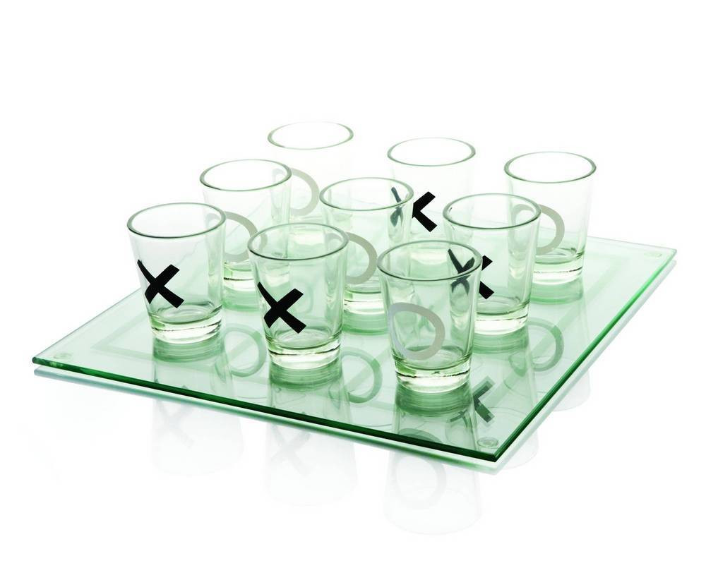 Holiday Hostess Gift Ideas Tic Tac Toe Shot Glasses