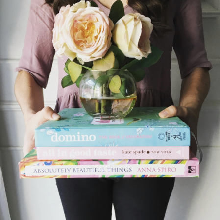 book with flowers