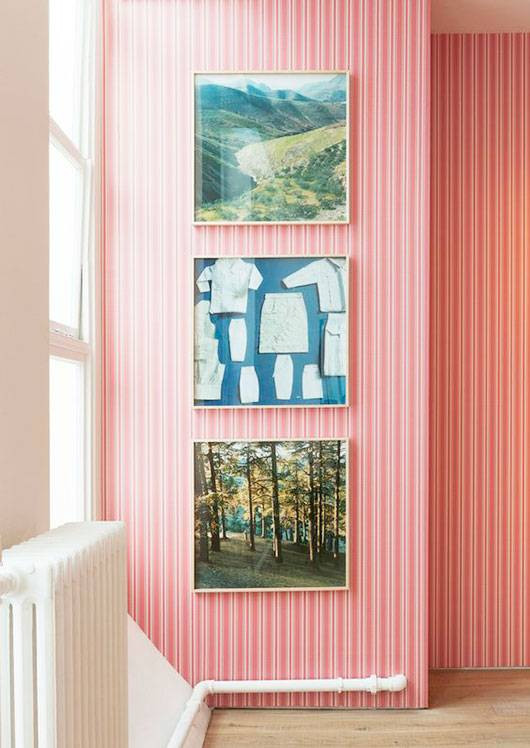 Decor Mistakes And Their Solutions Pink Striped Wallpaper