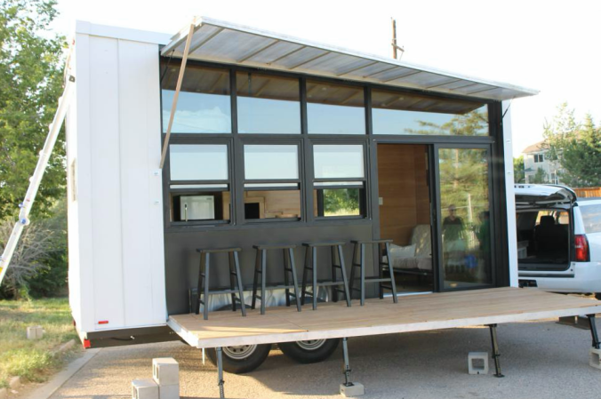 Best Tiny Houses Glass Wall Breakfast Bar