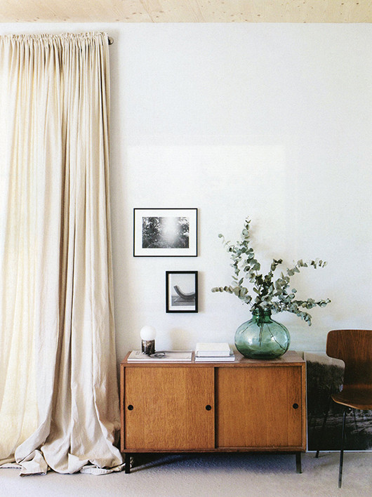 Long White Drapes