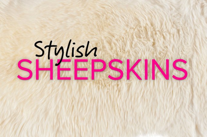 decorating with sheepskins