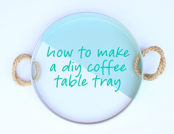 how to make a coffee table tray by diy playbook