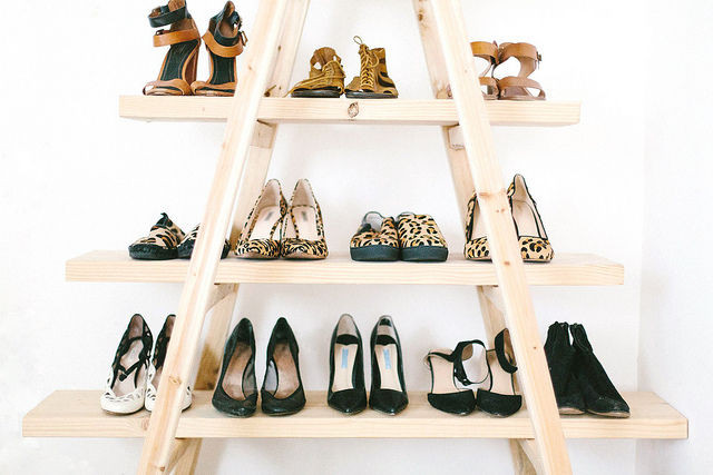 how to store shoes in a tiny studio