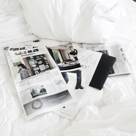 how to style your bed like a blogger