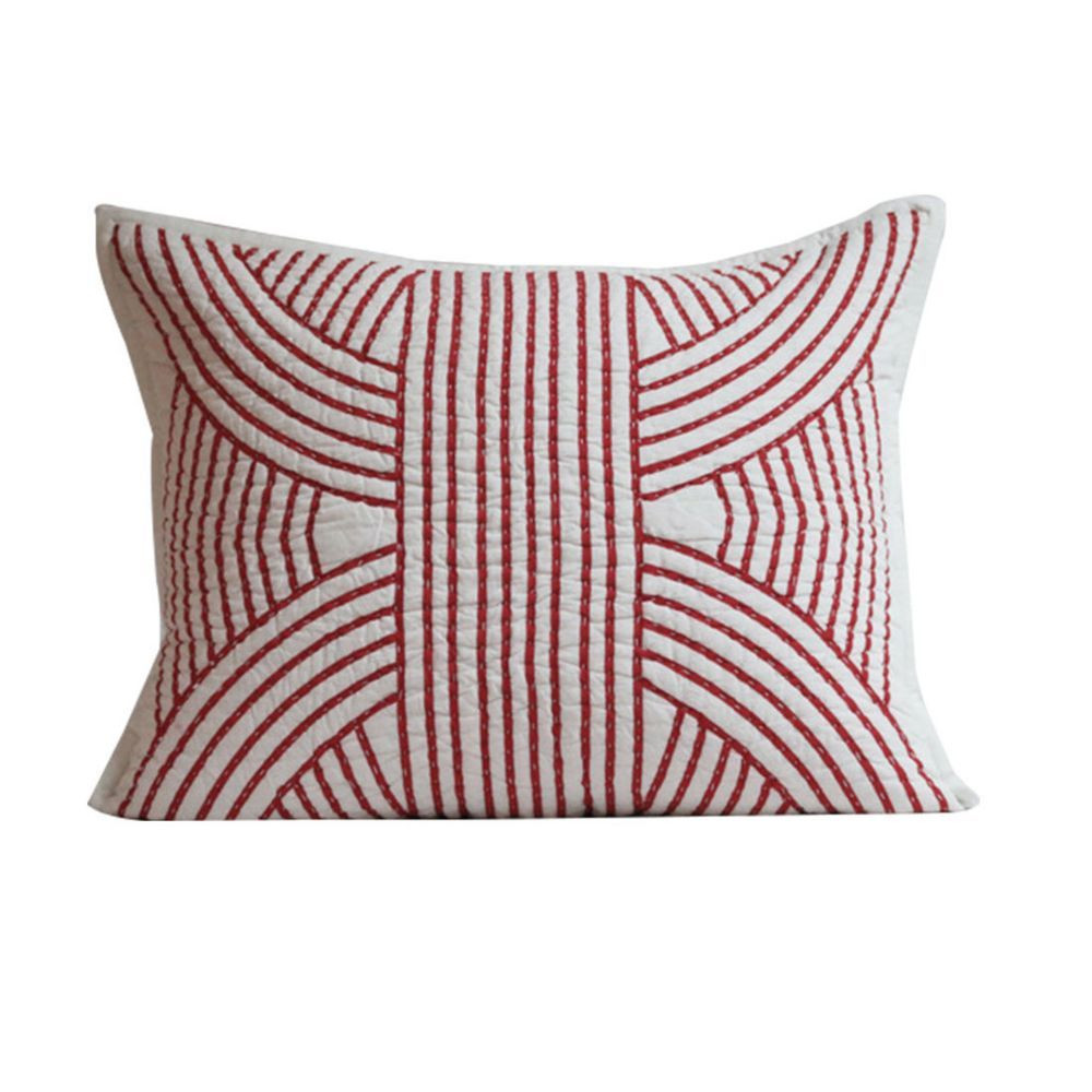 red pillow