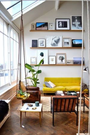 mixed-frames-ledge-gallery-wall