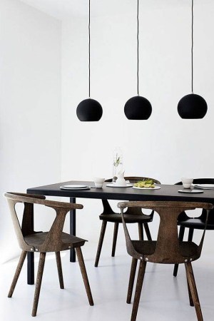 how to decorate with matte black accents