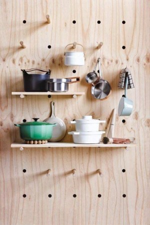 How To Store Pots And Pans Pegboard Shelves