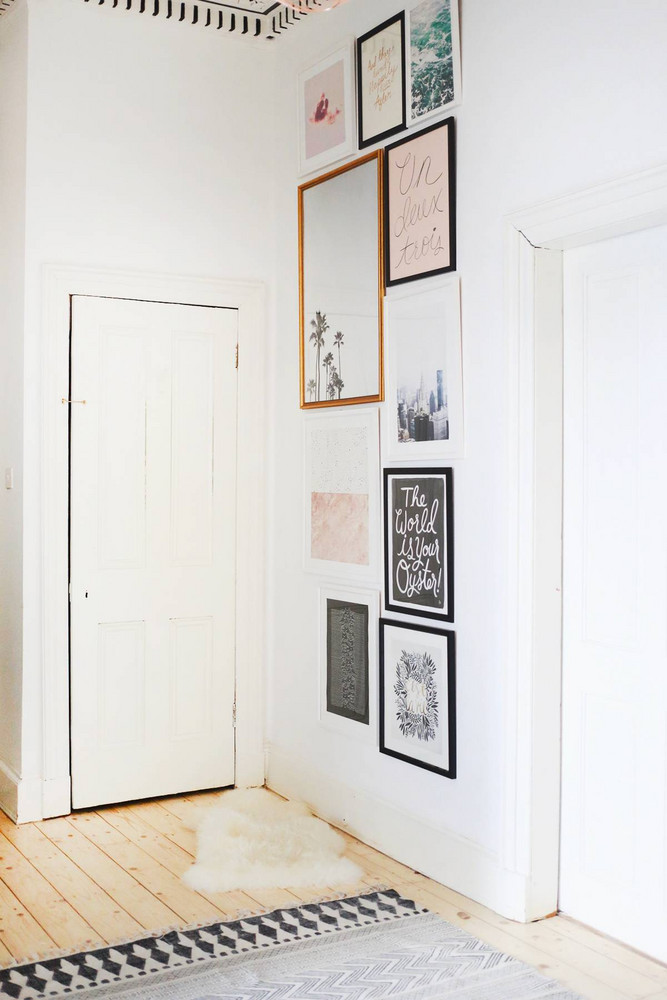 hallway-wall-ideas-tall-gallery-wall