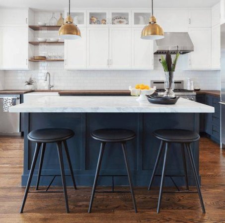 Navy Blue Kitchen