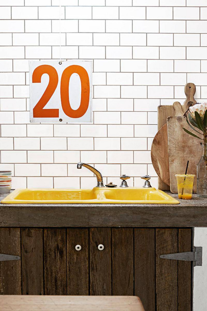 Vintage Kitchen Wall Decor Ideas 20 Print Over Sink