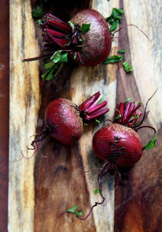 beet dye  beets on a board