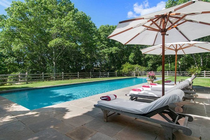 Christie Brinkley's Hamptons Estate Pool