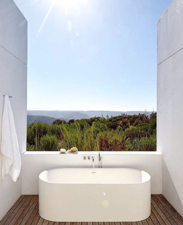 best views outdoor bathtub with view of ocean