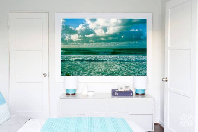 small studio decorating ideas sea wall art