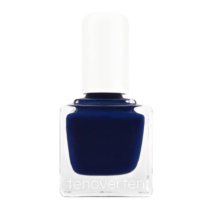 nail color trends Commerce by Tenoverten navy nail polish