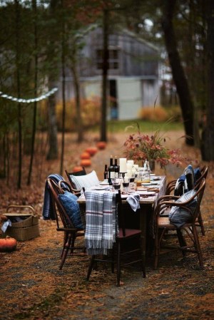 outdoor thanksgiving thanksgiving table outside