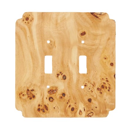  Anthroplogie Raha Switch Plate in wood