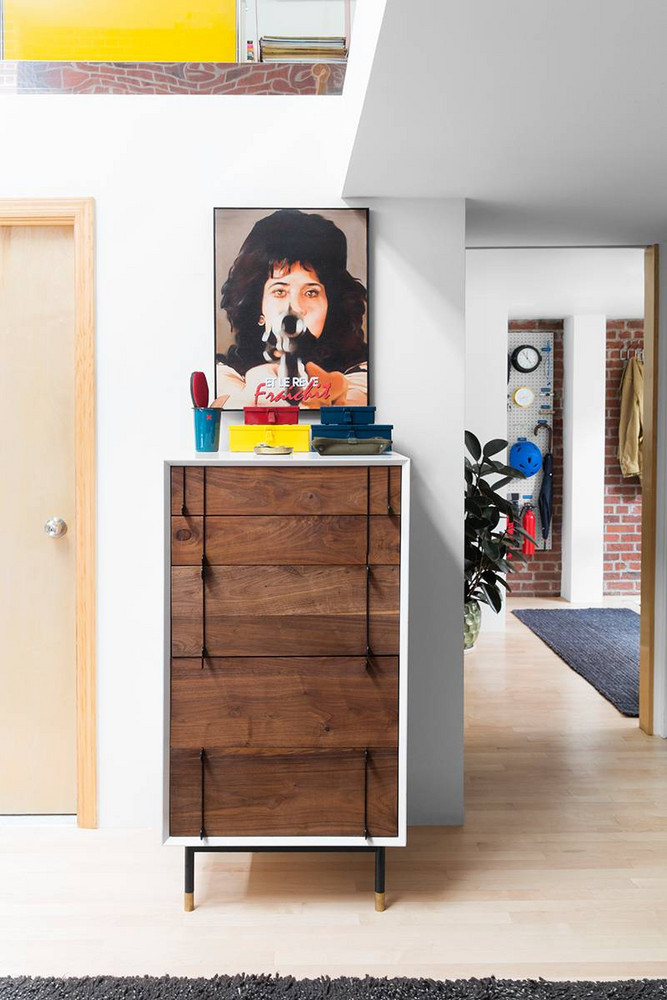 White and Wood Entryway