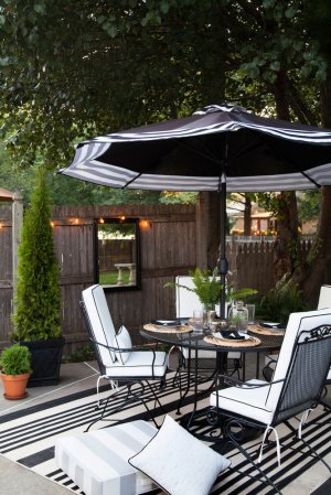 a before-and-after patio makeover